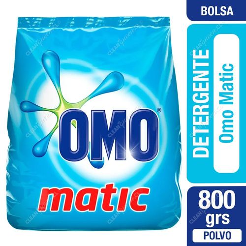 Detergente Polvo Omo Matic Bolsa 800 g