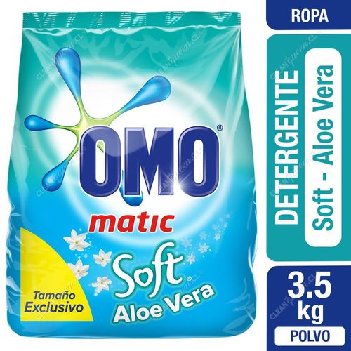 Detergente Polvo Omo Soft Aloe Vera Bolsa 3.5 kg