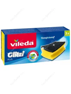 Esponja Acanalada Glitzi Plus Vileda 3 Unid