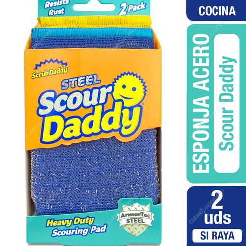 Esponja Acero Inoxidable Scour Daddy 2 Unid