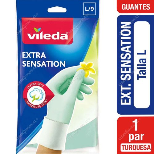 Guantes Extra Sensation Vileda Talla L