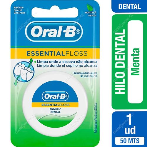 Hilo Dental Oral-B Essential Floss Menta 50 m 1 Unid