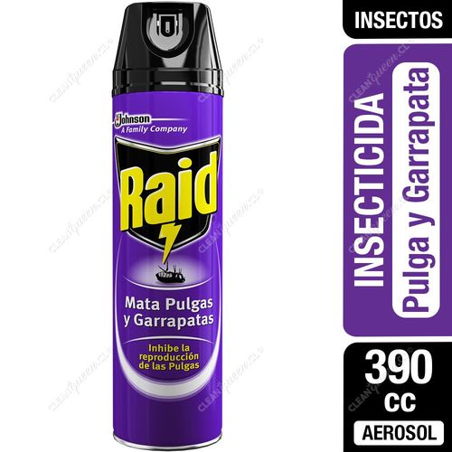 Insecticida Raid Mata Pulgas y Garrapatas 390 cc