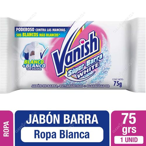 Jabón Barra Vanish Ropa Blanca 75 g