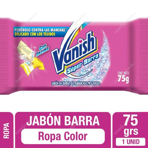 Jabón Barra Vanish Ropa Color 75 g