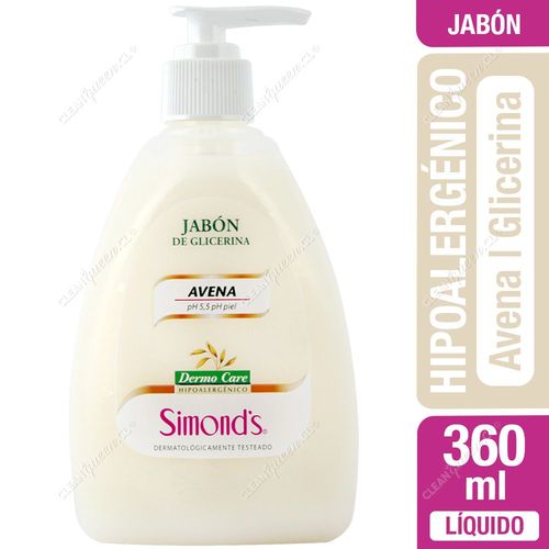 Jabón Líquido Avena Simond's Dermocare 360 ml