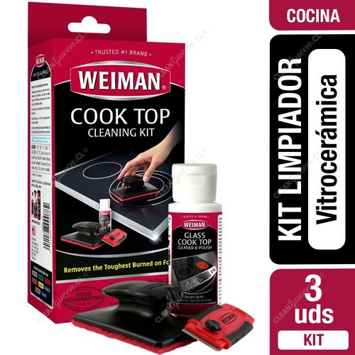 Kit Limpiador Weiman Vitrocerámica 3 Unid