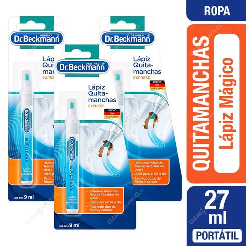 Lápiz Mágico Quitamanchas Dr. Beckmann 3 x 9 ml