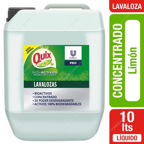 Lavaloza Bio Activos Quix Concentrado Limón 10 L