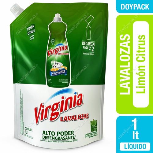 Lavaloza Limón Citrus Recarga Virginia 1 L