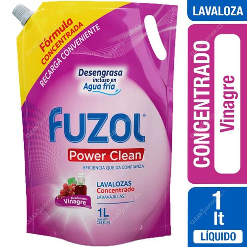 Lavaloza Power Clean Concentrado Vinagre y Bicarbonato Fuzol 1 L