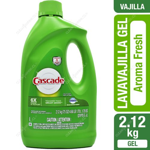 Detergente Lavavajillas Gel Cascade Fresh 2.12 Kg