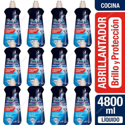 Lavavajilla Finish Abrillantador 12 x 400 ml