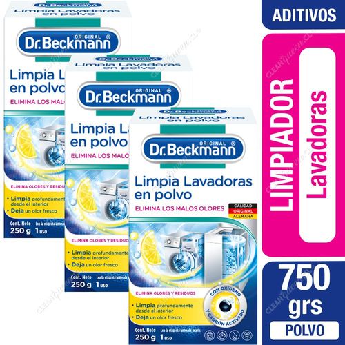 Limpia Lavadoras Dr. Beckmann Polvo 3 x 250 g