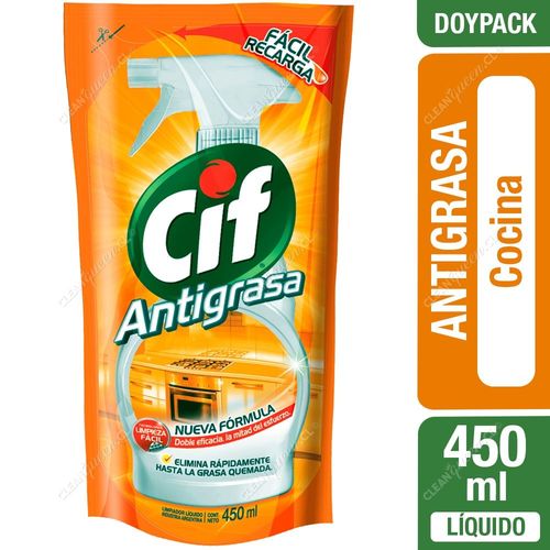 Limpiador Antigrasa Cif Cocina Recarga 450 ml