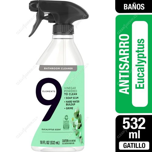 Limpiador Baño Antisarro 9 Elements Eucalyptus 532 ml