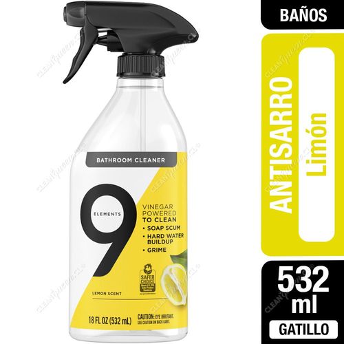 Limpiador Baño Antisarro 9 Elements Limón 532 ml