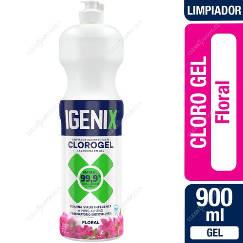 Limpiador Cloro Gel Igenix Floral 900 ml