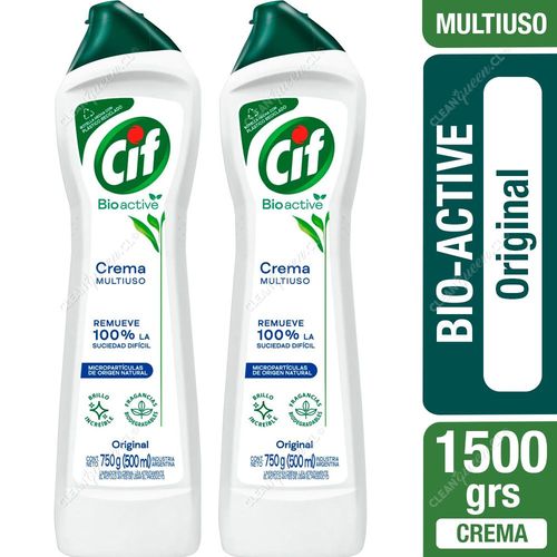 Limpiador Crema Cif Bioactive Original 2 x 750 g