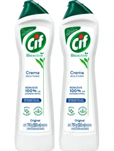 Limpiador Crema Cif Bioactive Original 2 x 750 g