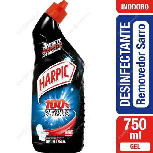 Limpiador Desinfectante Inodoro Harpic Removedor de Sarro 750 ml