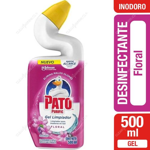 Limpiador Desinfectante Inodoro Pato Purific Floral 500 ml