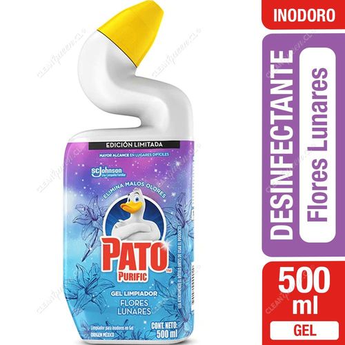 Limpiador Desinfectante Inodoro Pato Purific Flores Lunares 500 ml