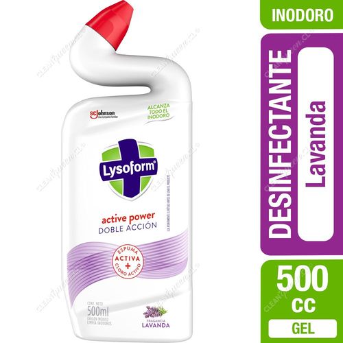 Limpiador Desinfectante Inodoro Lysoform Lavanda 500 cc