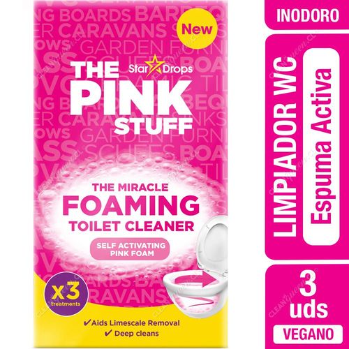 Limpiador Inodoro The Pink Stuff Espuma Activa 3 Unid