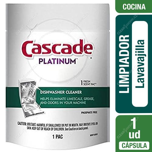 Limpiador Lavavajilla Cascade Platinum Fresh Scent 1 Pac