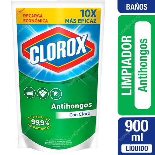 Limpiador Líquido Clorox Antihongos Repuesto 900 ml