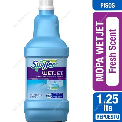 Limpiador Líquido Fresh Scent Mopa Swiffer Wet Jet Repuesto 1.25 L