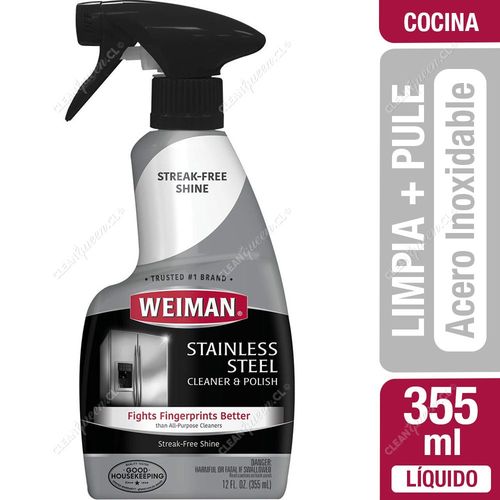 Limpiador Líquido Weiman Acero Inoxidable 355 ml