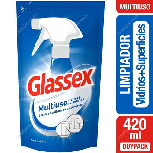 Limpiador Multiuso Glassex Doypack 420 ml