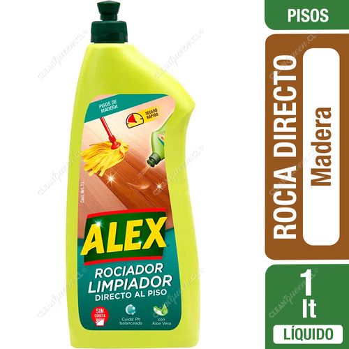 Limpiador Rociador Directo Alex Piso Madera 1 L