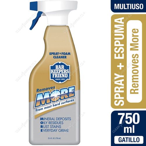 Limpiador Spray + Espuma Multiuso BKF More Spray & Foam Gatillo 750 ml