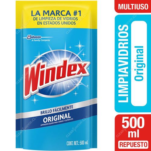 Limpiavidrios Multiuso Windex Repuesto 500 ml