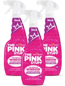 Limpiavidrios The Pink Stuff Vinagre Rosado 3 x 750 ml