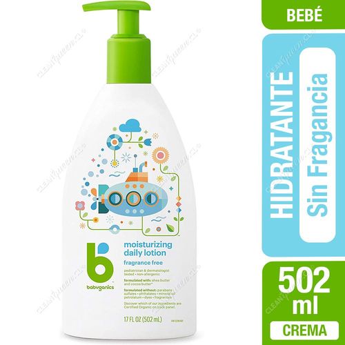 Loción Hidratante Babyganics Sin Fragancia 502 ml