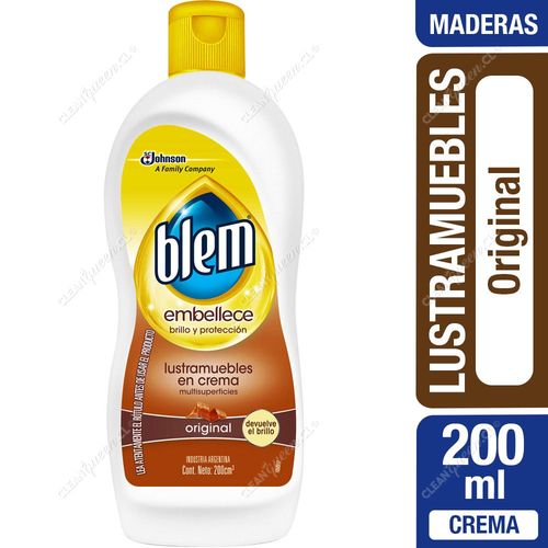 Lustra Muebles Crema Blem Original 200 ml