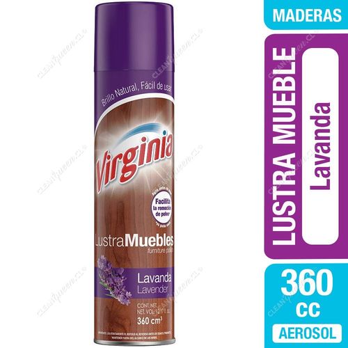 Lustra Muebles Spray Lavanda Virginia 360 cc