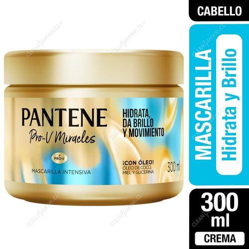 Mascarilla Capilar Pantene Hidrata y Brillo 300 ml