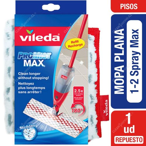 Mopa Plana 1-2 Spray Max Vileda Repuesto