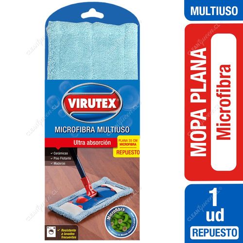 Mopa Plana Microfibra Virutex Repuesto