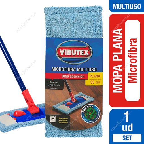 Mopa Plana Microfibra Virutex Set