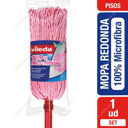 Mopa Redonda 100% Microfibra Vileda Set