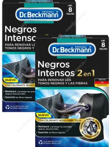 Negros Intensos en Toallitas Dr. Beckmann 2 x 8 Unid