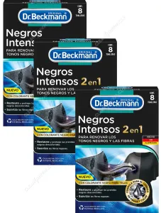 Negros Intensos en Toallitas Dr. Beckmann 3 x 8 Unid