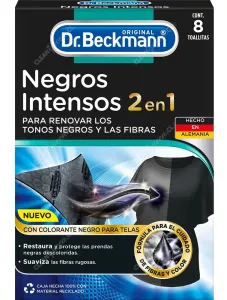 Negros Intensos en Toallitas Dr. Beckmann 8 Unid