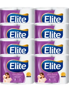 Papel Higiénico Elite Ultra Doble Hoja 32 Unid. 50 metros c/u